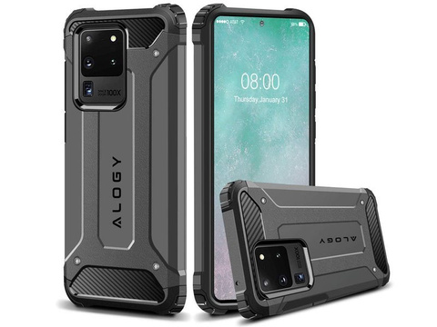 Etui Alogy Hard Armor do Samsung Galaxy S20 Ultra szare