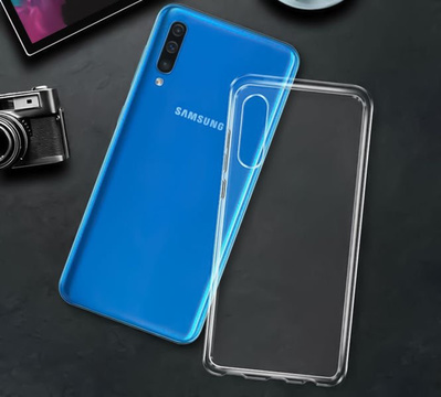 Alogy Silikonhülle Hülle für Samsung Galaxy A30S / A50 / A50S transparent