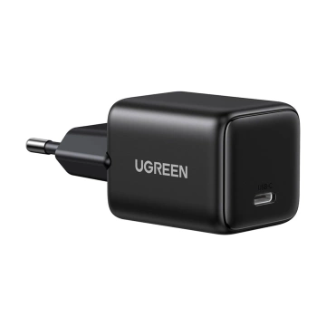 Ładowarka Ugreen X513 GaN 30W USB-C + Kabel USB-C 1m Czarna