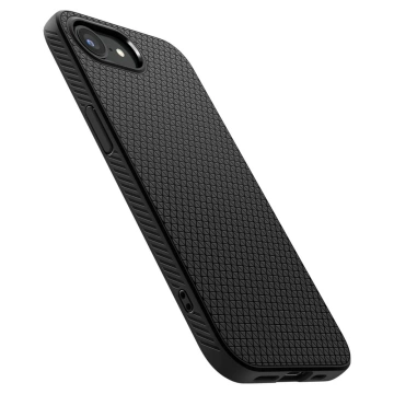 Etui für iPhone 16e Spigen Liquid Air Mattschwarz