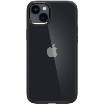 Etui für iPhone 14 Spigen Crystal Hybrid Mattschwarz