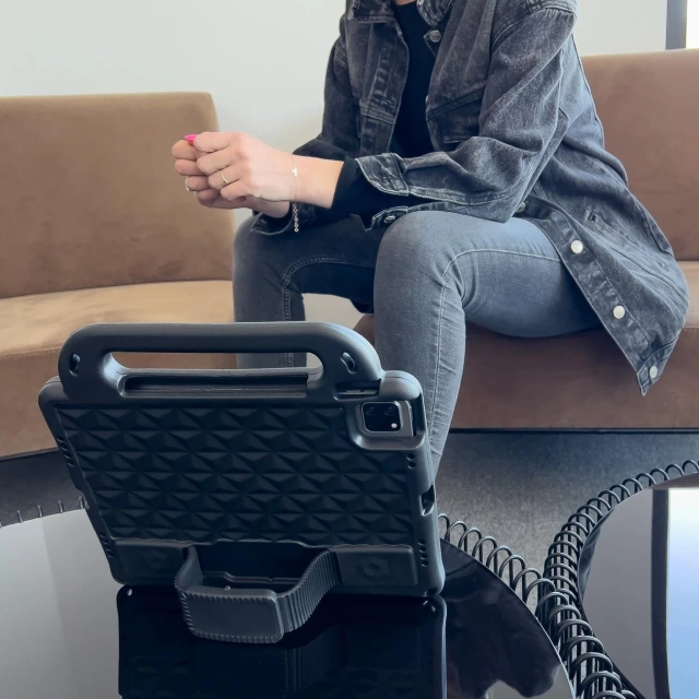 Diamond Tablet Case pancerne miękkie etui do iPad Pro 11'' 2021 / 2020 / 2018 / iPad Air 2020 / 2022 z miejscem na rysik zielony