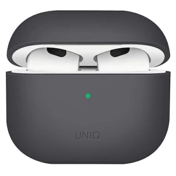 UNIQ Hülle Lino AirPods 3. Gen. Silikon grau / aschgrau