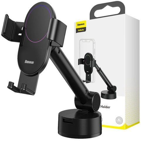 Uchwyt samochodowy Baseus grawitacyjny na szybę kokpit teleskopowy