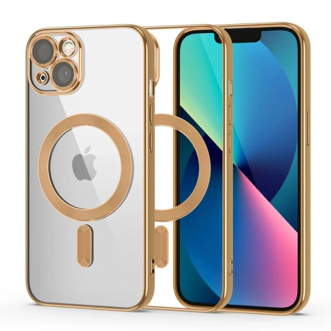 Ochronne Ring MagShine Case für MagSafe für das iPhone 13 Gold
