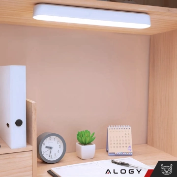 Alogy Sensor Lamp Nachttischlampe mit Bewegungssensor, 26 cm, magnetische Schreibtischlampe, weiß