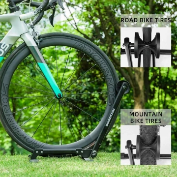 Rockbros 27210001001 Klappbarer Fahrradständer – Schwarz