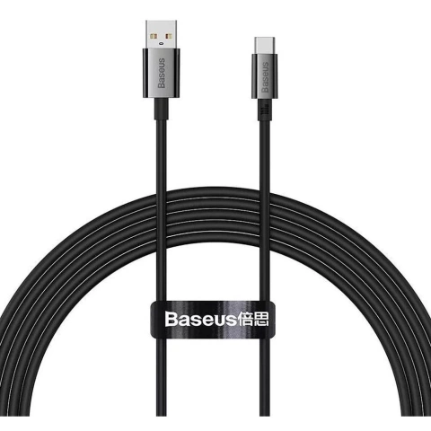BASEUS USB A auf Typ C PD-Kabel 100 W 2 m schwarz P10320102114-02