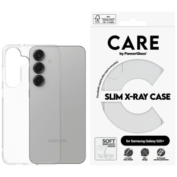 CARE Case für Samsung Galaxy S25 von PanzerGlass Fashion X-Ray Transparent