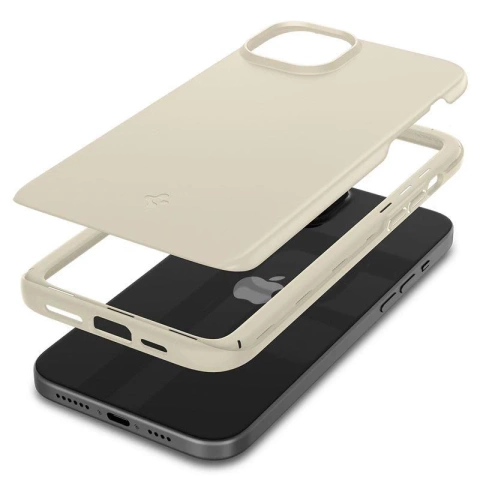 Spigen Thin Fit Hülle für Apple iPhone 15 Plus – Beige
