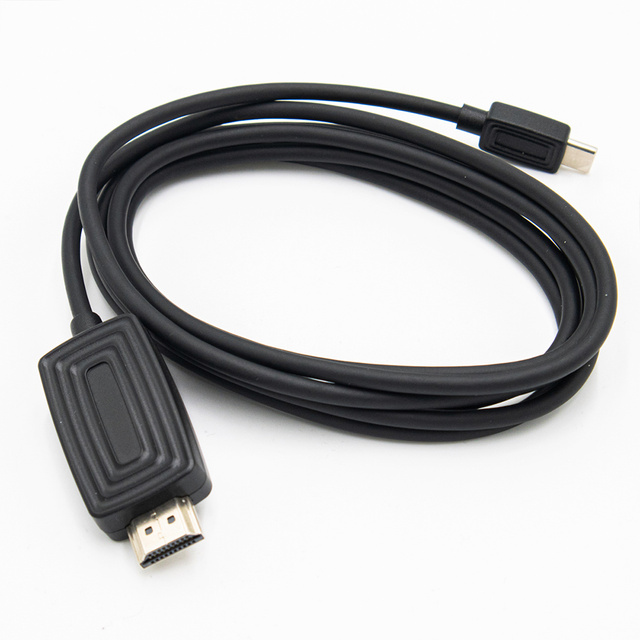 Kabel przewód Alogy adapter HDMI 2.1 na USB-C Type-C HDTV 2K 2m Czarny
