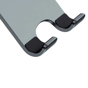 Baseus Desktop Biaxial Faltbarer Smartphone-Ständer aus Metall/Ständer grau (LUSZ000013)