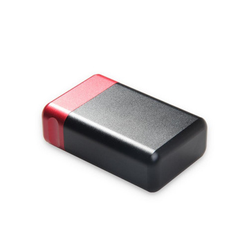 Metallschutzbox für den Schlüssel mit Signalblockierung Schwarz / Rot