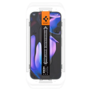 Spigen Glas.Tr „EZ FIT“ gehärtetes Glas 2er-Pack für Google Pixel 9 Pro XL, klar