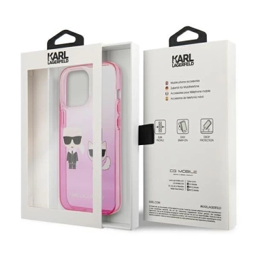 Karl Lagerfeld KLHCP13LTGKCP iPhone 13 Pro / 13 6.1 "Hardcase Pink / Pink Gradient Ikonik Karl