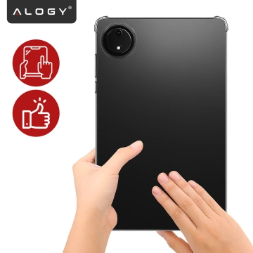 Etui do Redmi Pad SE 8.7" Przezroczyste, Ochronne, Hybrydowe, Wzmocnione Narożniki, Smukłe i Lekkie, Alogy FlexiShield™ ShockProof Case