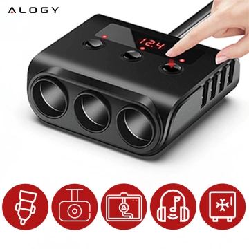 Alogy HUB Autoadapter Splitter für 12V-24V Zigarettenanzünder