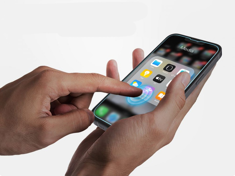 2x Spigen Glas.tR EZ Fit Panzerglas für Apple iPhone 13 Pro Max / 14 Plus