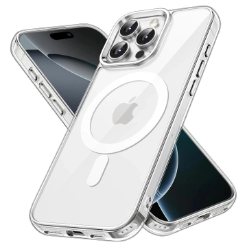 Hülle für Apple iPhone 16 Pro Alogy Anti-Shock Hybrid Case für MagSafe Transparent