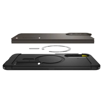 Samsung Galaxy S25 Edge Spigen Tough Armor Mag Case Grau-Schwarz