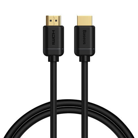 Baseus HDMI 2.0 Kabel, 4K 60Hz, 3D, HDR, 18Gbps, 1m Schwarz