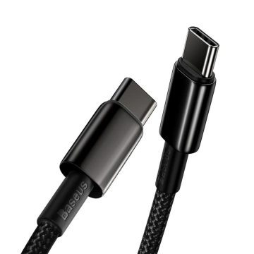 Baseus USB Typ C - USB Typ C Kabel Power Delivery Quick Charge 100 W 5A 2m schwarz (CATWJ-A01)