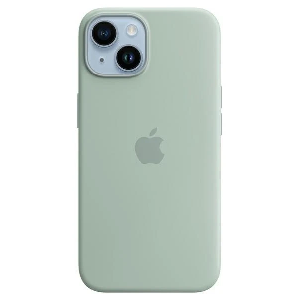 Apple MPTC3ZM/A iPhone 14 Plus 6.7" MagSafe grüne/sukkulente Silikonhülle