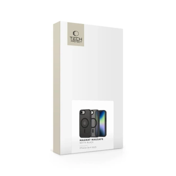 Etui für iPhone 16e Tech-Protect MagMat MagSafe Mattschwarz