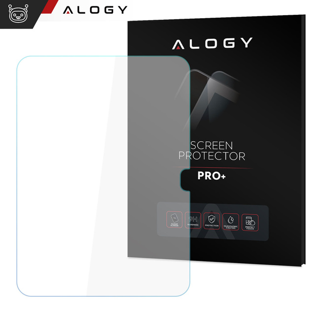 2X Szkło hartowane do Apple iPad 10gen 10.9 2022 / iPad 11gen 11 2025 Alogy Screen Protector Pro+ 9H na ekran z otworem
