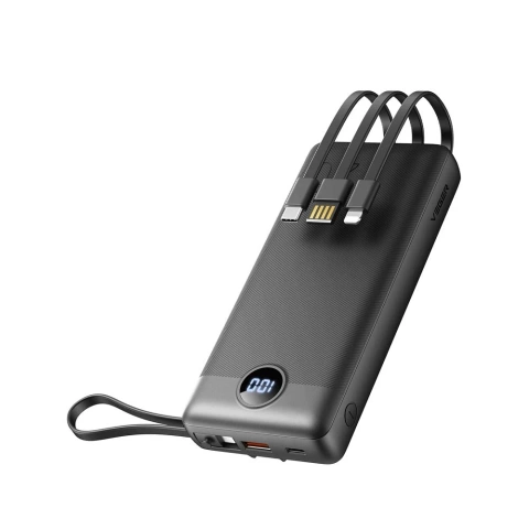 Powerbank Externer Akku (POWER BANK) VEGER C20 – 20.000 mAh (Micro Typ C Lightning 8-polig) schwarz W2047
