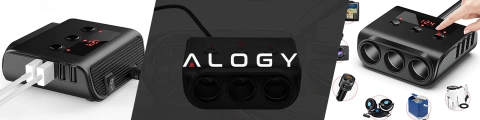 Alogy HUB Autoadapter Splitter für 12V-24V Zigarettenanzünder