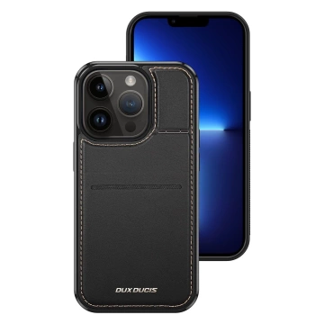 Dux Ducis Rafi Mag Wallet Case mit 3-in-1-Ständer für iPhone 13 Pro mit MagSafe und RFID-Blockierung - Schwarz