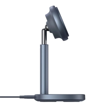 Ładowarka indukcyjna Baseus Orbit 2 Pro MagSafe Qi2 20W 2w1 z chłodzeniem szara
