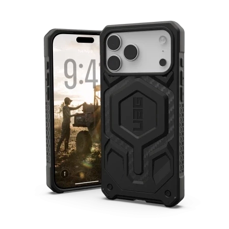 Etui do iPhone 17 Pro Max UAG Monarch Pro MagSafe Carbon Czarno-Szare