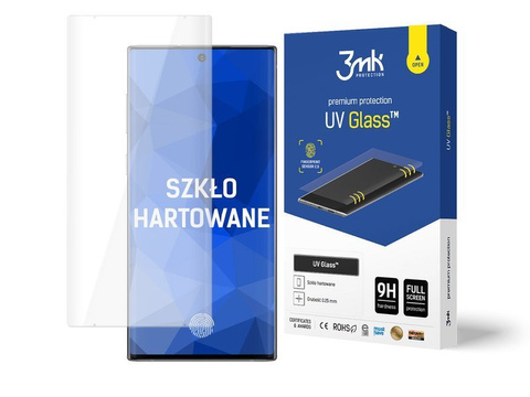 Szkło hartowane 3mk UV Glass RS na cały ekran do Samsung Galaxy Note 10