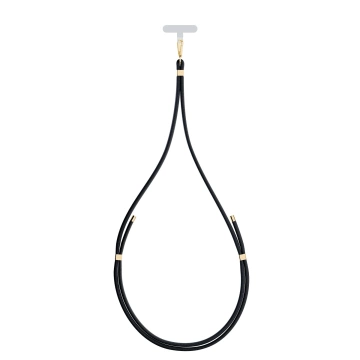 Universelles Smartphone-Lanyard 3mk EasyClip Elite Schwarz (Gold)