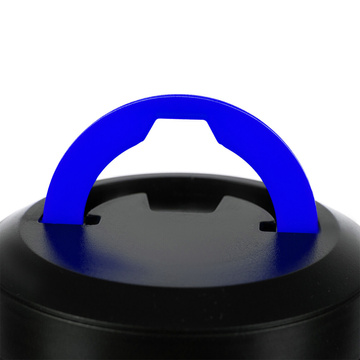 2-in-1 faltbare Touristenlampe mit Taschenlampenfunktion, 3 Modi mit Aufhänger, Camping für ein Zelt Blau