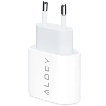 Schnelles 30-W-USB-C-Wandladegerät USB Typ C GaN PD für iPhone Alogy Cube Weiß