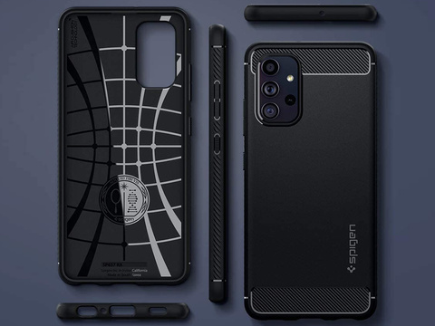 Etui Spigen Rugged Armor für Samsung Galaxy A32 5G Mattschwarz