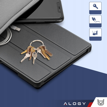 Etui Alogy Book Cover Case für Lenovo Tab M9 2023 TB310XU TB310FU Szare