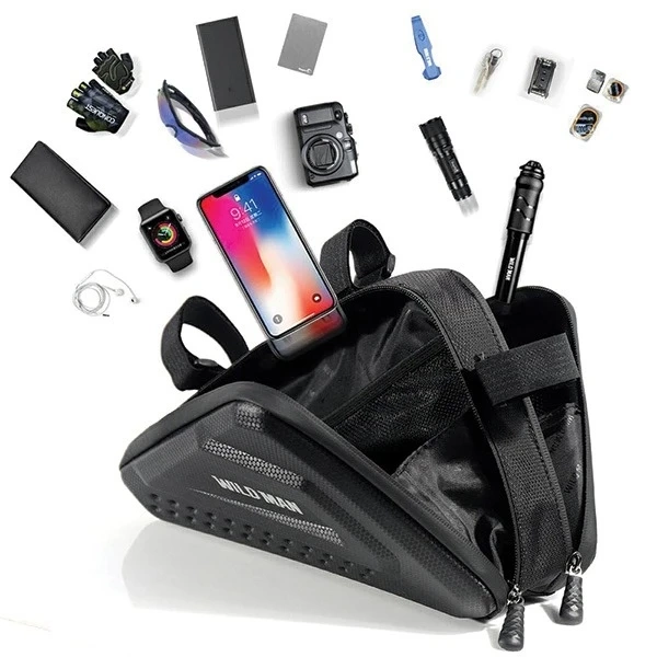 Etui na ramę roweru WILDMAN ES19 Sakwa 3L Wodoodporna Czarna