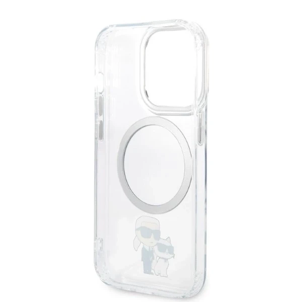 Etui Karl Lagerfeld KLHMP14XHNKCIT do iPhone 14 Pro Max 6,7" hardcase Iconic Karl&Choupette Magsafe