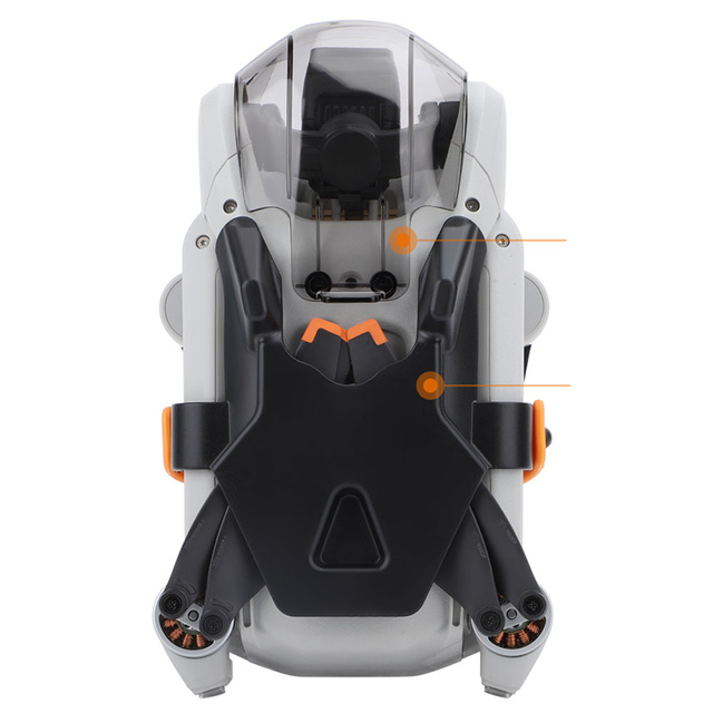 Uchwyt ochronny zabezpieczenie osłona ochrona śmigieł Alogy Wings opaski do drona do DJI Mini 3 Pro Czarno-pomarańczowy