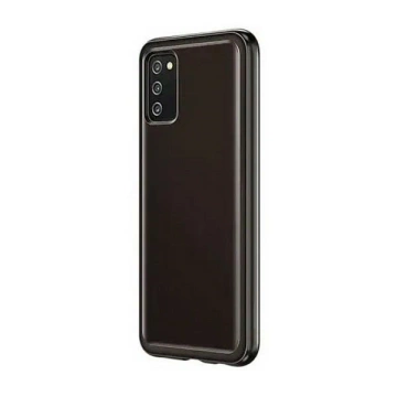 Etui Samsung EF-QA038TB für Samsung Galaxy A03s A038 Soft Clear Cover czarny/black