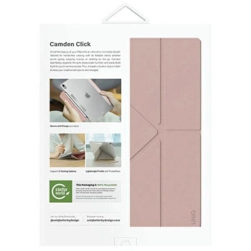 Etui Ochronne do iPad Air 13" (2024) UNIQ Camden Click Różowe