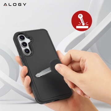 Schutzhülle für Samsung Galaxy A56 / A36 5G 2025 Alogy HeavyDuty™️ Hülle Schwarz