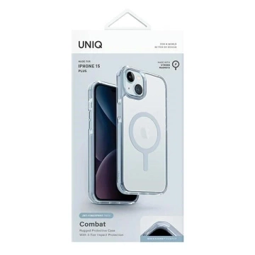 Etui Ochronne do iPhone 15 Plus UNIQ Combat MagClick MagSafe Jasnoniebieskie