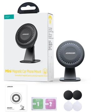 Joyroom JR-ZS356 magnetyczny uchwyt na deskę rozdzielczą 360° – ciemnoszary