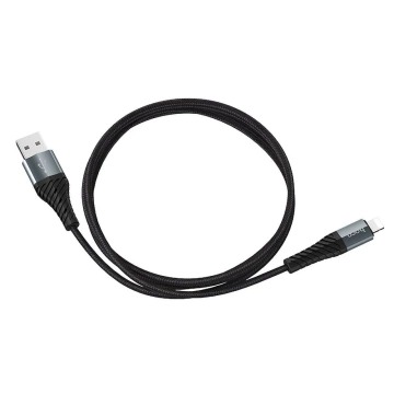 HOCO USB-A auf Lightning-Kabel X38 1 m Schwarz 2,4 A Langlebiges TPE