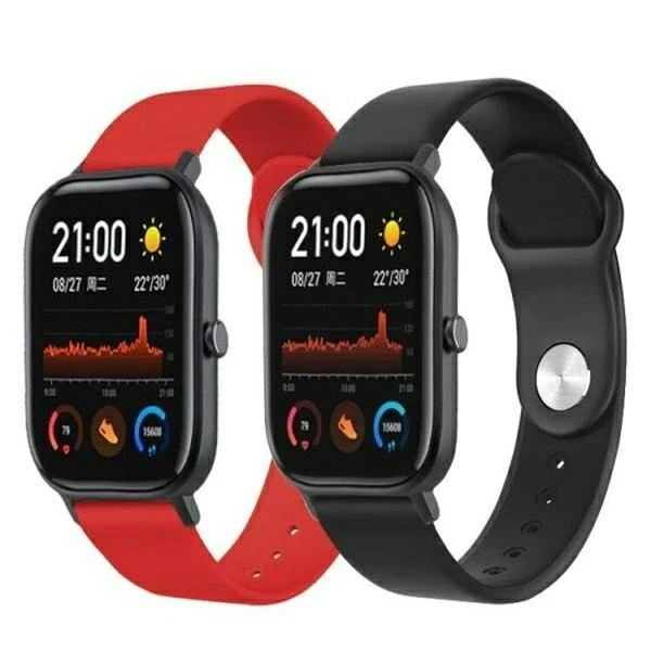 Pasek do smartwatcha pasek uniwersalny Everyday do 22mm czerwony/red C-12